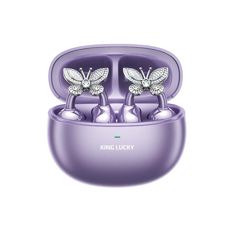 Pendientes de clip con auriculares Bluetooth